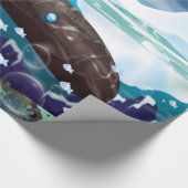 U-Boot-Arktis-Abenteuer Geschenkpapier (Ecke)