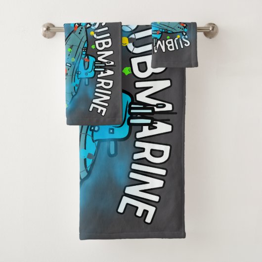 U-Boot, Bauble, Weihnachten Badhandtuch Set (Insitu)