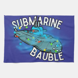 U-Boot, Bauble, Weihnachten Geschirrtuch