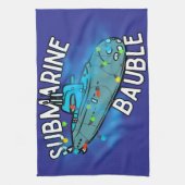 U-Boot, Bauble, Weihnachten Geschirrtuch (Vertikal)