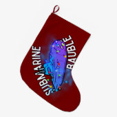 U-Boot, Bauble, Weihnachten Großer Weihnachtsstrumpf (Vorderansicht (hängend))