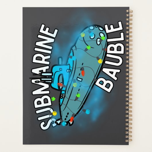 U-Boot, Bauble, Weihnachten Planer (Rückseite)