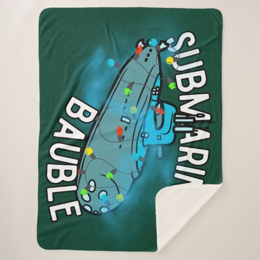 U-Boot, Bauble, Weihnachten Sherpadecke (Vorderseite)