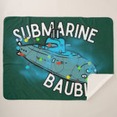 U-Boot, Bauble, Weihnachten Sherpadecke (Vorderseite (Horizontal))