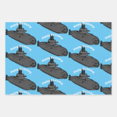 U-Boot bis zum Geltungsbereich Geschenkpapier Set (Vorderseite 2)