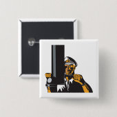 U-Boot-Captain mit Periscope Button (Vorne & Hinten)