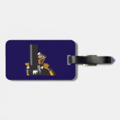 U-Boot-Captain mit Periscope Gepäckanhänger (Rückseite horizontal)