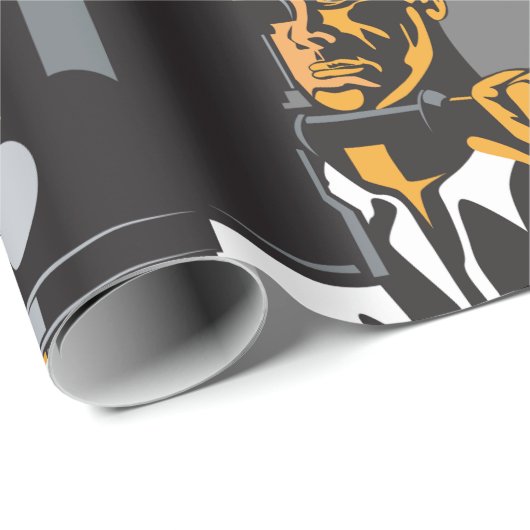 U-Boot-Captain mit Periscope Geschenkpapier (Rolleneckpunkt)