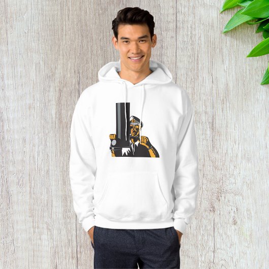 U-Boot-Captain mit Periscope Hoodie