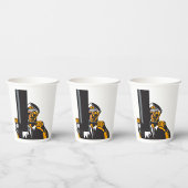 U-Boot-Captain mit Periscope Pappbecher