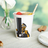 U-Boot-Captain mit Periscope Pappbecher