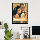 U-Boot-Dienst WWII Poster (Heimbüro)