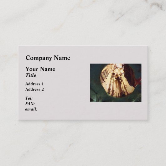 U-Boot-Fluchthütte Visitenkarte (Vorderseite)