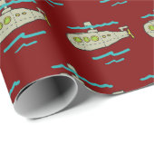 U-Boot Geschenkpapier (Rolleneckpunkt)