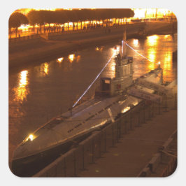 U-Boot in St. Petersburg Quadratischer Aufkleber