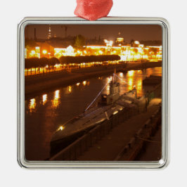 U-Boot in St. Petersburg Silbernes Ornament