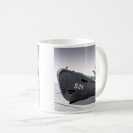 U-Boot Kaffeetasse (VorderseiteRechts)