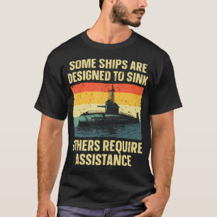 U-Boot-Kunst für Männer Unterseeboot für Frauen V T-Shirt