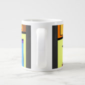 U-Boot-Leben Orange Jumbo-Tasse (Rückseite)