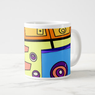 U-Boot-Leben Orange Jumbo-Tasse