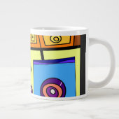 U-Boot-Leben Orange Jumbo-Tasse (Rechts)