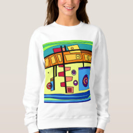 U-Boot-Leben Orange Sweatshirt