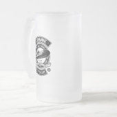 U-Boot Mattglas Bierglas (Vorderseite Links)