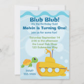 U-Boot-Party Einladung (Vorderseite)