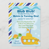 U-Boot-Party Einladung (Vorne/Hinten)