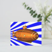 U-Boot Postkarte (Stehend Vorderseite)