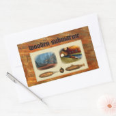 U-Boot Rechteckiger Aufkleber (Umschlag)