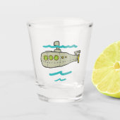 U-Boot Schnapsglas (Vorderseite)