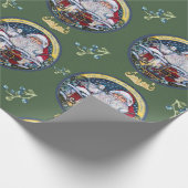 U-Boot Seagull Santa Geschenkpapier (Ecke)