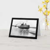 U-Boot-Start Navy 1909 Karte (Gelbe Blume)