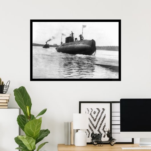 U-Boot-Startnavy 1909 Poster (Heimbüro)