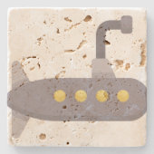 U-Boot Steinuntersetzer (Vorderseite)