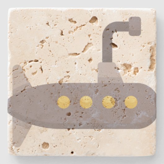 U-Boot Steinuntersetzer (Vorderseite)