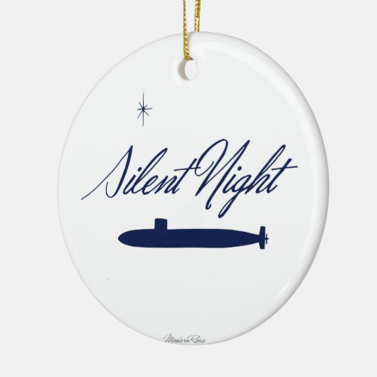 U-Boot Stille Nacht - Ornament (Links)
