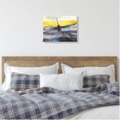 U-Boot-Stretched Canvas Print Leinwanddruck (Insitu (Schlafzimmer))