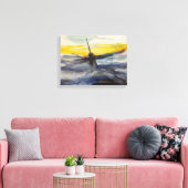 U-Boot-Stretched Canvas Print Leinwanddruck (Insitu (Wohnzimmer))