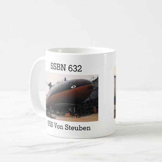 U-Boot-Tasse Kaffeetasse (Vorderseite Links)