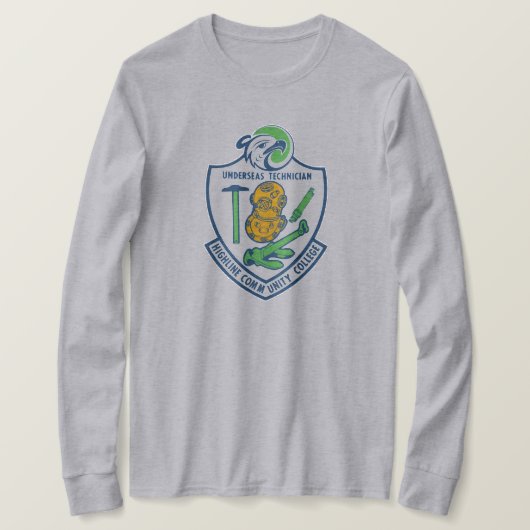 U-Boot-Tech-Crest-Langarmshirt T-Shirt (Design vorne)