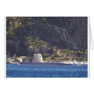 U-Boot-Transport auf See.