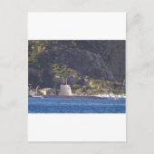 U-Boot-Transport auf See. Postkarte (Vorderseite)