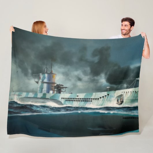 U-BOOT TYP-7 FLEECEDECKE (Beispiel)