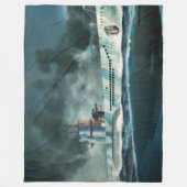 U-BOOT TYP-7 FLEECEDECKE (Vorderseite)