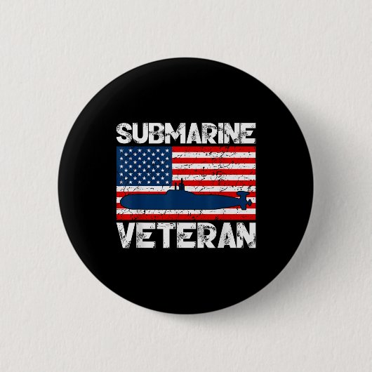U-Boot Veteran Krieg Subwater Craft Soldier Button (Vorderseite)