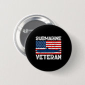 U-Boot Veteran Krieg Subwater Craft Soldier Button (Vorne & Hinten)