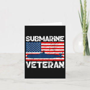 U-Boot Veteran Krieg Subwater Craft Soldier Karte