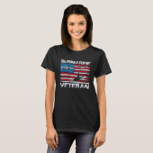 U-Boot Veteran Silent Service American Flag Vetter T-Shirt (Vorne ganz)